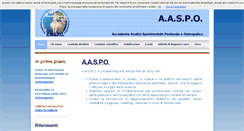 Desktop Screenshot of aaspo.it